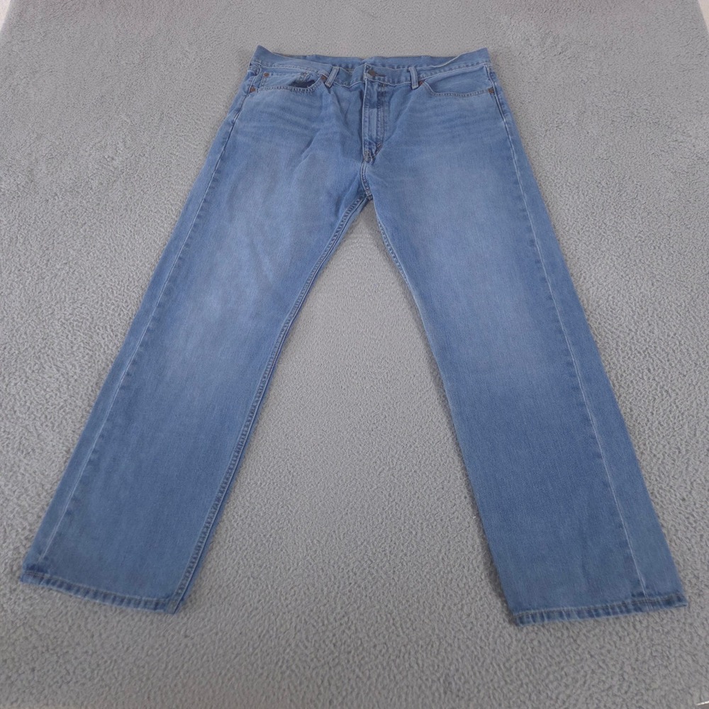 Levi's Jeans Mens 40x32 Blue 505 Regular Fit Straight Leg Denim Cotton Pants